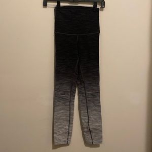 HIGH WAISTED OMBRÉ LULU LEMON LEGGINGS